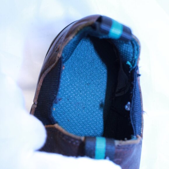 Georgia Giant Size 7M Brown Leather ROMEO Low Chelsea Pull On Work Boots - GR362 - Picture 9 of 13